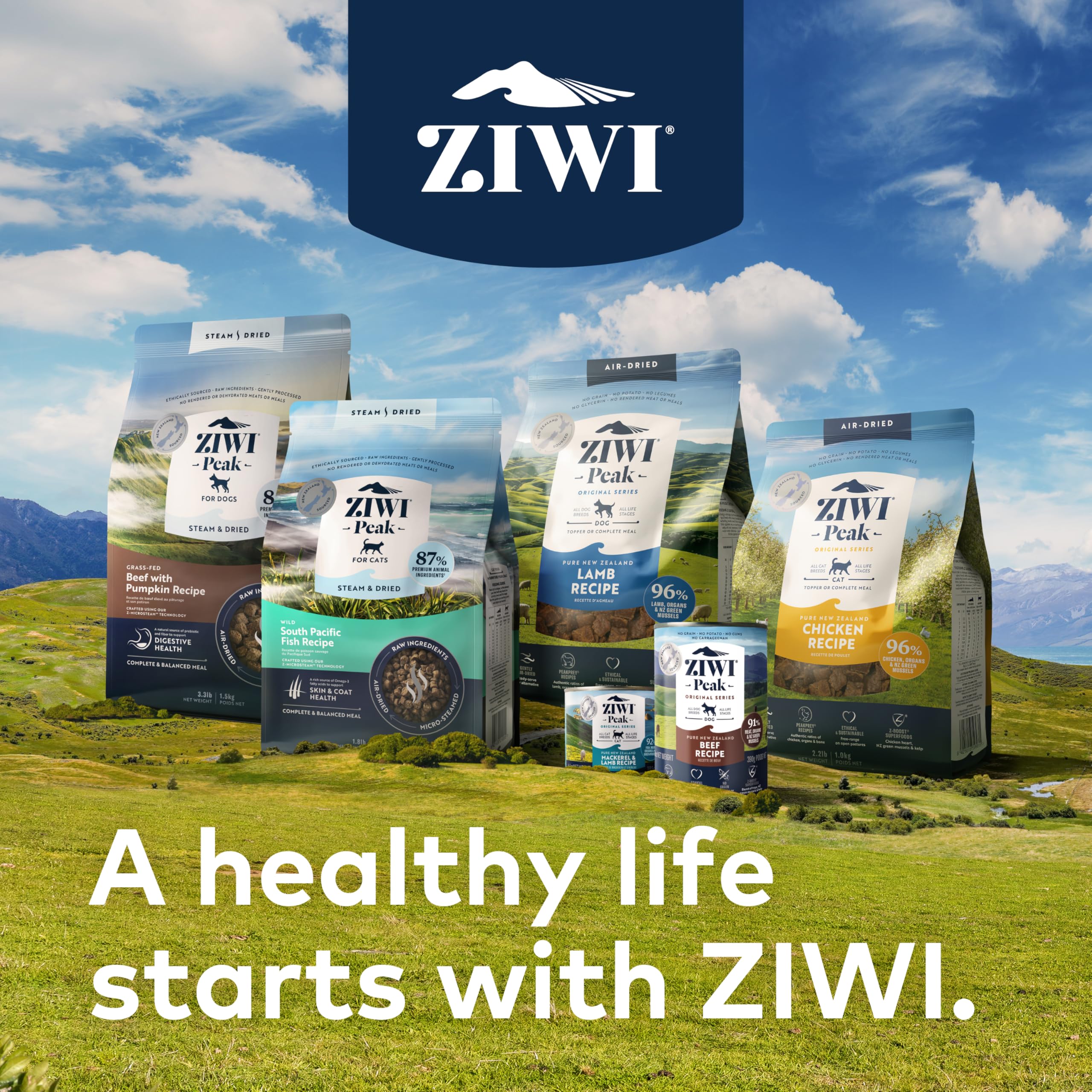 ZIWI Peak ラムレシピ 1kg Ziwi Peak Air-Dried — Dolittle's